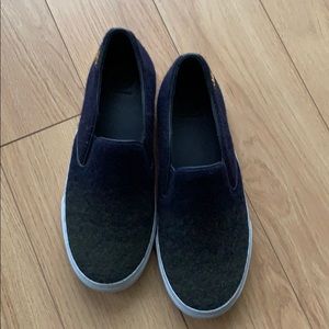 Tory Burch wool slip on sneakers